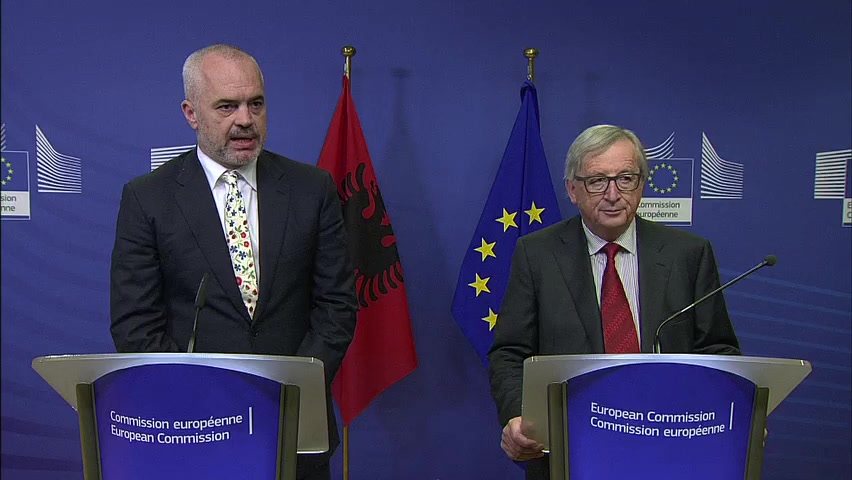 Presidenti i BE-së Juncker sot në Tiranë, mesazh për reformat dhe… Presidenti i BE-së Juncker sot në Tiranë, mesazh për reformat dhe…