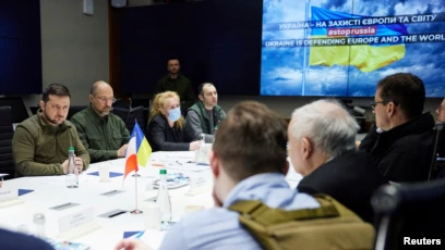 Kryeministrat evropianë udhëtuan me tren nga Polonia në Kiev, për tu takimi me Zelenckyy-n Kryeministrat evropianë udhëtuan me tren nga Polonia në Kiev, për tu takimi me Zelenckyy-n