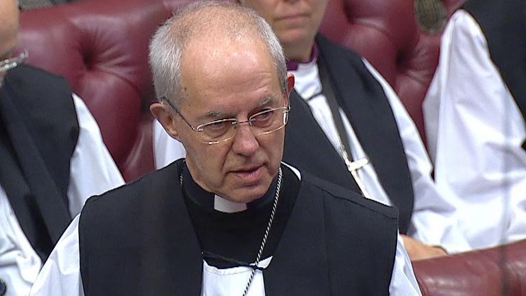 Kryepeshkopi i Canterbury-t sulmon ‘mizorinë’ e politikës së qeverisë për migrantët Kryepeshkopi i Canterbury-t sulmon ‘mizorinë’ e politikës së qeverisë për migrantët
