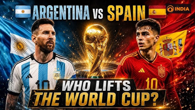 Finalja e Botërorit 2026, spektakli që bashkoi botën: Spanja dhe Argjentina për fronin e futbollit Finalja e Botërorit 2026, spektakli që bashkoi botën: Spanja dhe Argjentina për fronin e futbollit